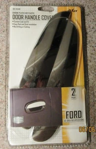 Bully Chrome Plated ABS Plastic Door Handle Covers (2 Pack) SDH-201 Ford New - Foto 1 di 4
