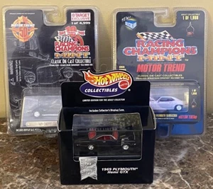 vintage hot wheels 1969 Plymouth hemi GTX Limited Ed Plus Two Racing Champs Cars - Bild 1 von 7