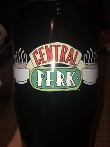 Central Perk Friends Edelstahl doppelt isoliert schwarz Becher mit Deckel Valentinstag’s - Bild 1 von 9