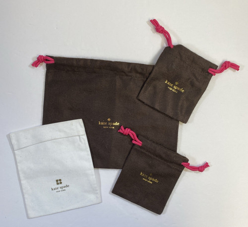 Sacchetti portagioie Kate Spade Dust Bag misure assortite lotto di 4