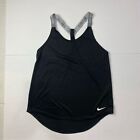 Nike dri-fit athletic tank top “Just do it” elastic straps size small