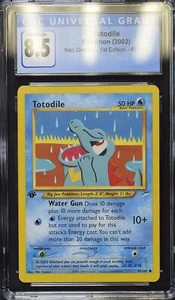 Pokemon 2002 Totodile Neo Destiny - 1st Edition 85/105 CGC 8.5 PSA MINT - Picture 1 of 2