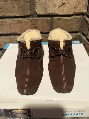 Aerosoles Cinch Shearly Mules Zuecos Zapatos Marrón Camel Gamuza Foto 1 de 4