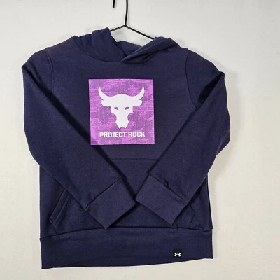 UNDER ARMOUR YOUTH PROJECT ROCK RIVAL TERRY FLEECE HOODIE SIZE LARGE NWT - Image 1 of 4