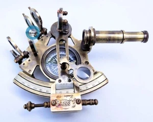 Sextante J. Scott Londres 1753 con brújula direccional vintage antiguo sextante - Imagen 1 de 6