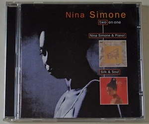 NINA SIMONE & PIANO + SILK & SOUL / TWO ON ONE / WITH BONUS TRACKS / BMG CAMDEN - Picture 1 of 3