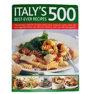 Italy's 500 Best-Ever Recipes Book Italian Food Cuisine Cookbook Jeni Wright - Picture 1 of 4