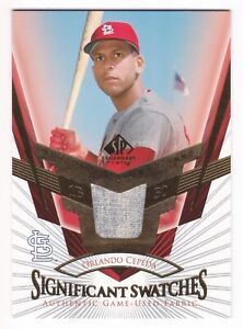 2004 SP Legendary Cuts Orlando Cepeda Significant Swatches Game Used Jersey