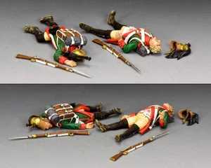 KING & COUNTRY THE AGE OF NAPOLEON NA496 FRENCH FOOT DRAGOON CASUALTIES OF WAR - Picture 1 of 3