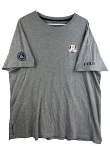 Polo Golf Ralph Lauren grau USA Ryder Cup Logo Herren XL Baumwollmischung T-Shirt - Bild 1 von 13