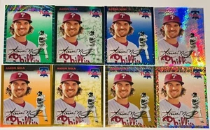 Aaron Nola Parallel Lot x 8 2023 Topps Chrome Platinum /25 /50 /75 /99 /199 499 - Picture 1 of 5