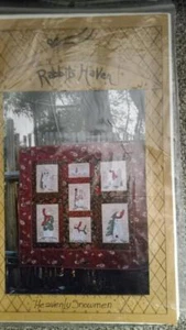 "Heavenly Snowmen" Quilt Pattern by Rabbits Haven Size 50 1/4" x 51 1/2" - Picture 1 of 2