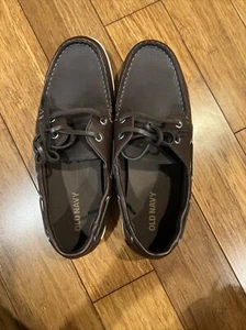 UNWORN Men’s Brown Boat Shoe Old Navy Size 9 - Picture 1 of 4