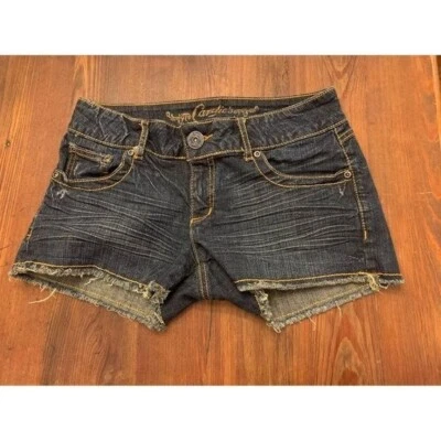 Candies factory distressed denim shorts, Junior women’s size 5 (bin F) - Image 1 of 4