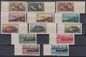 NOUVELLE CALEDONIE NON DENTELES N° 259/271 NEUFS ** LUXE GOMME SANS CHARNIERE - Picture 1 of 1