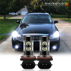 For INFINITI M37 M56 QX56 EX35 FX35 LED Fog Driving Light H11/H8/H16 6000K Bulbs - Picture 1 of 12