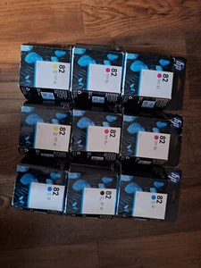 GENUINE SET 9 HP 82 MIXED EXP NOV 2015 - Afbeelding 1 van 1