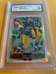 EDDIE LACY PACKERS 2014 TOPPS CHROME REFRACTOR # 106 GRADED 10 L@@@K - Foto 1 di 2