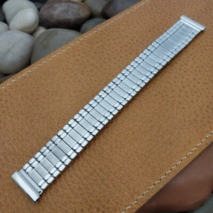Wide Stainless Steel Expansion Gemex 1950s Classic Vintage Watch Band - Picture 1 of 6
