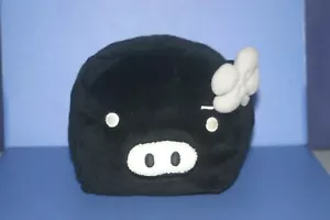 Muñeca de peluche SAN-X Monokuro Boo cerdo negro gris trébol ceja 11 cm × 17 cm - Imagen 1 de 6
