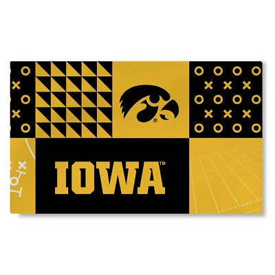 Alfombra lavable Northwest NCAA Iowa Hawkeyes Colorblock, 36" x 60" Foto 1 de 2