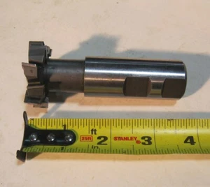 COBALT T-SLOT CUTTER STAGGERED 1 5/8 dia X 1/2"  1" SHAFT  Ships free! - Picture 1 of 6
