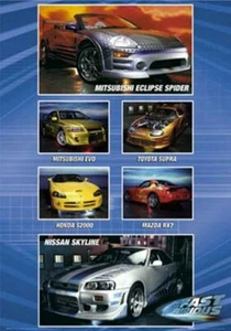 2 FAST 2 FURIOUS POSTER Cars Collage RARE HOT NEW 24X36 - Bild 1 von 1