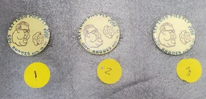Gov. Rhodes Let 1000 Pies Fly in Face Kent State 8/16/77 YIPPIE Pinback U Pick 1 - Picture 1 of 7