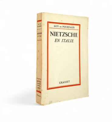 POURTALÈS. Nietzsche en Italie. E.O. 1929 / 1 DES 56 SUR VÉLIN NUMÉROTÉS - Image 1 of 2