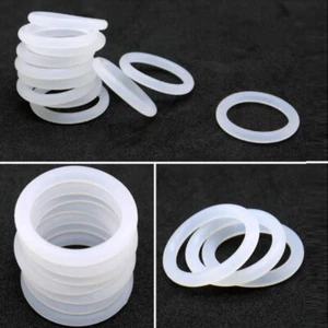 Ø5 mm (OD=16 ~ 100) Lebensmittelqualität weiß Silikon Gummi O-Ring Dichtung Dichtscheibe - Bild 1 von 4