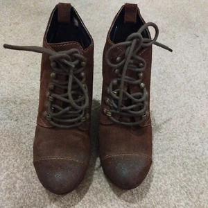 Diesel Brown wedge shoes women size 6 - Picture 1 of 11
