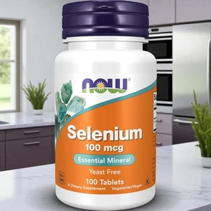 Selenium Essential Mineral Dietary Supplement 100mcg 100 Tablets Yeast Free - Picture 1 of 5