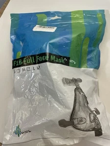 BMC F1B CPAP Full Face Mask sz Large w headgear New Ripped Bag Universal - Picture 1 of 6