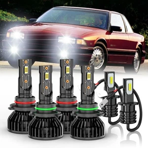 For Buick Regal 1990-1995 LED Headlight High Low Beam Fog Light Combo Kit - Picture 1 of 17