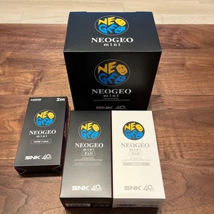 SNK NEOGEO Mini Konsole + 2 Pads + HDMI Kabel, tragbar Retro Gaming - Bild 1 von 1