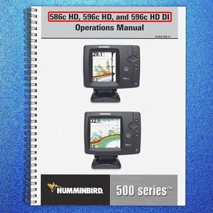 HUMMINBIRD 586c HD 596c HD DI Fish Finder User Manual User - TOUGH COIL BINDING - Picture 1 of 9