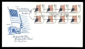 Mayfairstamps US FDC Flag Booklet Fort McHenry First Day Cover aat_14143 - Picture 1 of 2