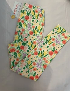 Cat & Jack girls floral Leggings size M(8) NWT - Picture 1 of 3