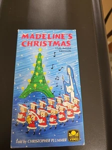 Madeline's Christmas VHS Christopher Plummer Cartoon - - Picture 1 of 3