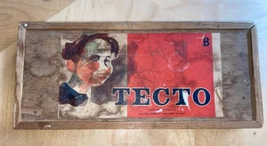 Juguete de construcción suizo de madera moderno vintage de mediados de siglo TECTO Set B en caja raro ver - Imagen 1 de 10