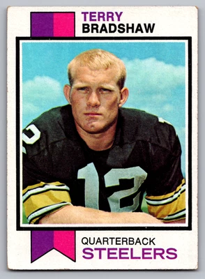 1973 TOPPS #15 TERRY BRADSHAW STEELERS - Image 1 of 3