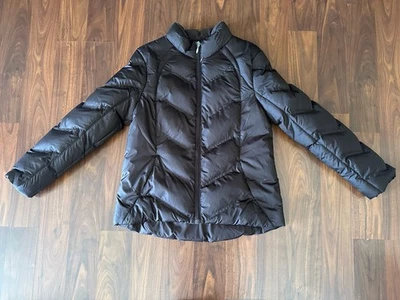 Athletic Works Women’s Puffer Coat W/Pockets Zip Up SZ 8/10 Brown NWOT - Image 1 of 4