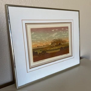 George Weber Serigraph Numbered 36/85, Signed 1989, Fall Landscape, Alberta - Picture 1 of 11