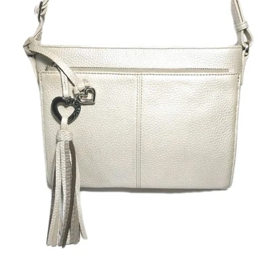 BRIGHTON SHIMMER BLANCO BARBADOS BANCOS BORLAS BANDOLERA ORGANIZADOR MAGNÉTICO  Foto 1 de 4