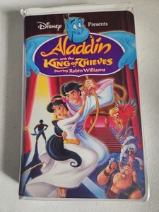 Aladdin and the King of Thieves VHS Tape - Ships Free with Tracking - Picture 1 of 3