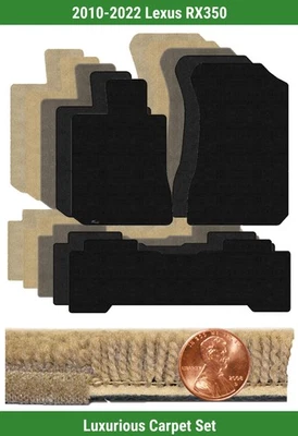 Juego de alfombrillas Lloyd Custom Luxe para Lexus RX350 2010-2022 (3 piezas) #VS3 Foto 1 de 4