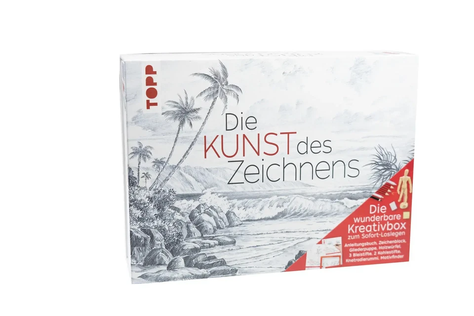 FRECHVERLAG GMBH Die Kunst des Zeichnens - Die wunderbare Kreativbox | Frechverlag | Deutsch