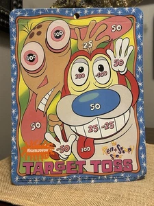 Nickelodeon Ren Stimpy Metal De Colección 94 Clarissa Roundhouse Target Toss Juego SNICK - Imagen 1 de 8