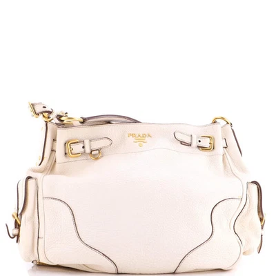 Prada Side Pocket Hobo Vitello Daino Medium - Image 1 of 4