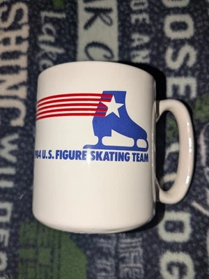 1984年美国奥运会花样滑冰队麦克斯韦之家普法尔茨格拉夫复古咖啡杯 — 第 1/4 张图片